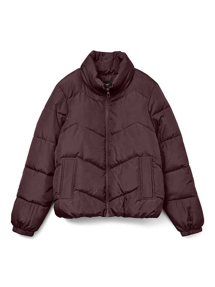 Vero Moda Kurtka pikowana w kolorze brązowym