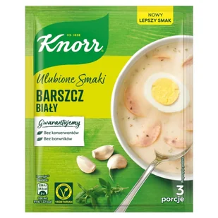 Knorr Ulubione Smaki Barszcz biały 45 g - Zupy w płynie - miniaturka - grafika 1