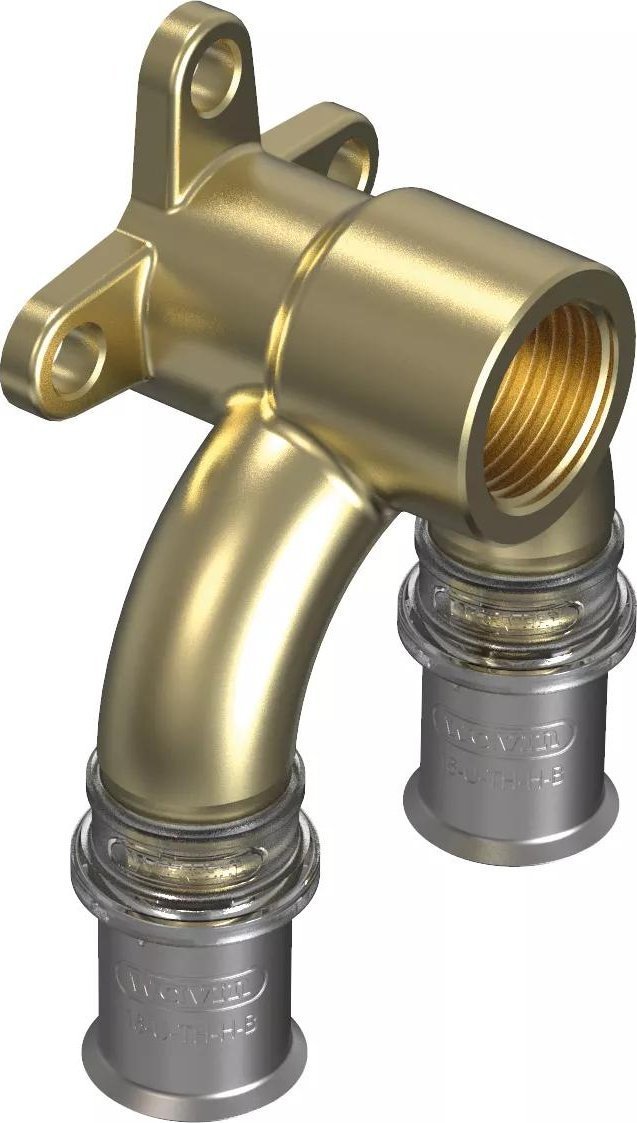 Alkotest 4066140 KOLANO ŚCIENNE PRZELOTOWE 20X1/2 GW PEXAL TIGRIS M5 DZR WAVIN // PX-W.KOSC.20X1/2-M5-PRZEL