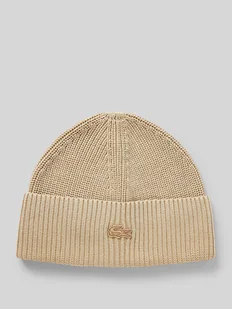 Czapka beanie z naszywką z logo - Czapki męskie - miniaturka - grafika 1