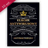 Pozostałe akcesoria kuchenne - Eliksir Antywirusowy - Etykieta - 10 Szt. - miniaturka - grafika 1