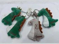 Breloczki dla dzieci - Brelok pluszowy smok 9,5cm (12szt) - ADAR - miniaturka - grafika 1