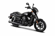 Samochody i pojazdy dla dzieci - Motocykl 2015 Street 750 Czarny Mat Skala 1:18 - miniaturka - grafika 1