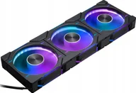 Akcesoria do komputerów stacjonarnych - Phanteks PHANTEKS D30 PWM Reverse Airflow D-RGB fan, triple pack - 120mm, black - miniaturka - grafika 1