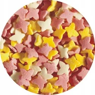 Dodatki do ciast w proszku - POSYPKA CUKROWA KONFETTI kolorowe motylki - 20g - miniaturka - grafika 1