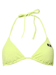 Calvin Klein Damski stanik bikini - trójkątny - usztywniany Kobiety żółty|zielony jednolity, S - Stroje kąpielowe - miniaturka - grafika 1