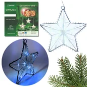 Oświetlenie świąteczne - GWIAZDA LAMPKI LED NA BATERIE NIEBIESKI - miniaturka - grafika 1