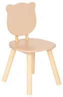 Krzesełka i taborety dla dzieci - Krzesełko dziecięce drewniane nogi FJELLA - miniaturka - grafika 1