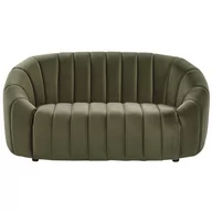 Sofy i kanapy - Sofa 2-osobowa welurowa zielona MALUNG - miniaturka - grafika 1