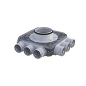 Akcesoria do wentylacji i klimatyzacji - Skrzynka rozdzielcza do rekuperacji 6x75/160mm FlexiVent VENTS - miniaturka - grafika 1