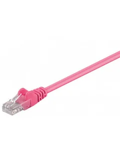 Goobay Cat5e UTP kabel sieciowy (2 X RJ45, 20 m) Magenta 4040849952296 - Kable miedziane - miniaturka - grafika 2