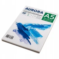 Podobrazia, bloki, papiery - Blok do akwareli AURORA Rough 300g/m2 A5 klejony - miniaturka - grafika 1