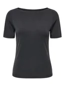 Koszulki i topy damskie - ONLY T-Shirt Free 15367559 Czarny Regular Fit - miniaturka - grafika 1