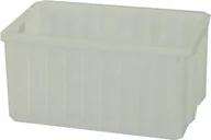 Pojemniki przemysłowe - Artech Pojemnik magazynowy, wym. 60 x 40 cm, kolor, atest na kontakt z żywnością biały - miniaturka - grafika 1