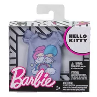 Akcesoria dla lalek - Barbie Hello Kitty szary top z bliźniakami Mattel - miniaturka - grafika 1