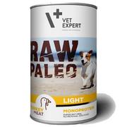 VETEXPERT Vetexpert RAW PALEO LIGHT adult turkey niskokaloryczna 400g indyk puszka 26279-uniw