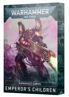 Warhammer 40000 Emperor's Children Datasheet Cards - Gry planszowe - miniaturka - grafika 1