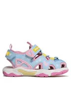 Buty dla dziewczynek - Primigi Sandały 3971000 Niebieski - miniaturka - grafika 1