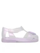 Buty dla dziewczynek - Melissa Sandały Mini Melissa Hip Heart Ballerina Bb 37783 Fioletowy - miniaturka - grafika 1