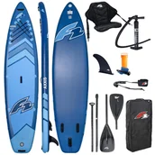 Deski SUP i akcesoria - Deska pompowana SUP F2 Axxis 12'2" Navy Blue Combo Wiosło 2w1 Siedzisko - miniaturka - grafika 1