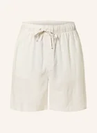 Spodenki męskie - Calvin Klein Szorty Od Piżamy Linen Blend Z Lnem weiss - miniaturka - grafika 1