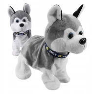 Roboty dla dzieci - Interaktywny Piesek Husky Pies Robot Reaguje Na Dotyk Szczeka Skomle Siada - miniaturka - grafika 1