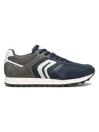 Trampki męskie - Geox Sneakersy w kolorze granatowo-antracytowym - miniaturka - grafika 1