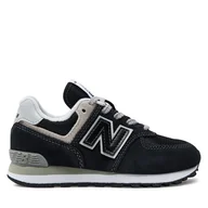Buty dla chłopców - Sneakersy New Balance PC574EVB Czarny - miniaturka - grafika 1