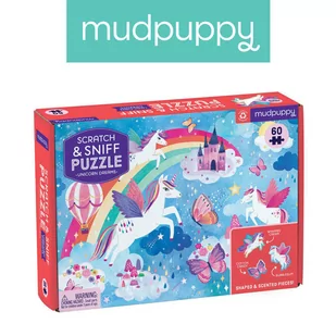Puzzle sensoryczne z elementami zapachowymi Sen jednorożca 4+ Mudpuppy - Puzzle - miniaturka - grafika 1