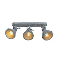 Lampy sufitowe - Potrójna loftowa lampa sufitowa na listwie - V096 P5-B67 - miniaturka - grafika 1