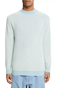 edc by ESPRIT Sweter męski, Light Aqua Green, XS - Swetry męskie - miniaturka - grafika 1