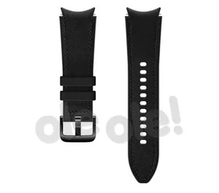 Samsung Hybrid Leather 20mm S/M czarny ET-SHR88SBEGEU - Akcesoria do zegarków - miniaturka - grafika 1