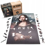 Puzzle - Puzzle drewniane MONA LISA Leonardo Da Vinci 700 el wyjątkowe kształty XXL - miniaturka - grafika 1