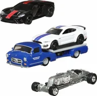 Samochody i pojazdy dla dzieci - Mattel Hot Wheels Premium Jay Leno'S Garage Diorama HKC17 - miniaturka - grafika 1