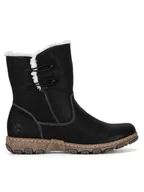 Botki damskie - Rieker Botki Z0172-00 Czarny - miniaturka - grafika 1