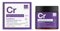 Kremy do twarzy - Dr Botanicals Cranberry Night Moisturiser krem na noc 60ml oryginał - miniaturka - grafika 1