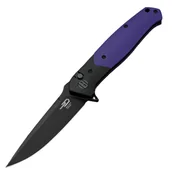 Noże - Nóż składany Bestech Swordfish Black/Purple G10, Black PVD 14C28N (BG62C) - miniaturka - grafika 1