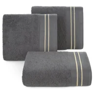 Ręczniki - Ręcznik Olivia 50x90 stalowy haft bawełna frotte 500 g/m² - miniaturka - grafika 1