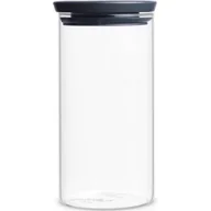 Pojemniki kuchenne - Brabantia Szklany Pojemnik kuchenny 1,1L Pokrywka szara 298264 - miniaturka - grafika 1