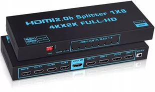 Splitter Hdmi 2.0 1X8 Rozdzielacz Ultrahd Hdcp 2.2 - Kable - miniaturka - grafika 1