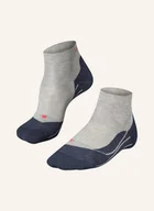 Skarpetki damskie - Falke Skarpety Do Biegania ru4 Short grau - miniaturka - grafika 1