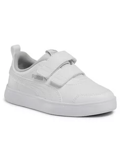 Buty dla chłopców - Puma BUTY COURTFLEX V2 V PS 37154304 Chłopcy biały - grafika 1
