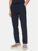 Spodnie męskie - Guess Spodnie materiałowe F5GB02 WH4J0 Granatowy Regular Fit - miniaturka - grafika 1