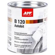 Chemia warsztatowa - APP B120 Autobit 2,5kg Czarny pod pędzel - preparat bitumiczny do zab. podwozia - miniaturka - grafika 1