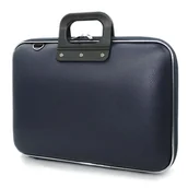 Torby na laptopy - Torba na laptopa 15,6" granatowa, aktówka damska męska - miniaturka - grafika 1