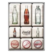 Magnesy - Nostalgic Art Magnesy (9szt) Coca-Cola - Bottle - miniaturka - grafika 1