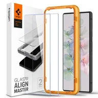 Szkła hartowane na telefon - Spigen Glas.TR AlignMaster do Google Pixel 7 Pro 2-pack - miniaturka - grafika 1