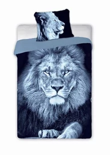 Faro Pościel Młodzieżowa 140x200 lew lion wild - Pościel dla dzieci - miniaturka - grafika 1