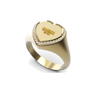 Pierścionek Guess Fine Heart Jubr01430Jwyg54 - Pierścionki - miniaturka - grafika 1
