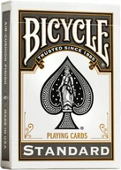 Gry karciane - Bicycle STANDARD Back BLACK - karty klasyczne (rewers czarny) - miniaturka - grafika 1